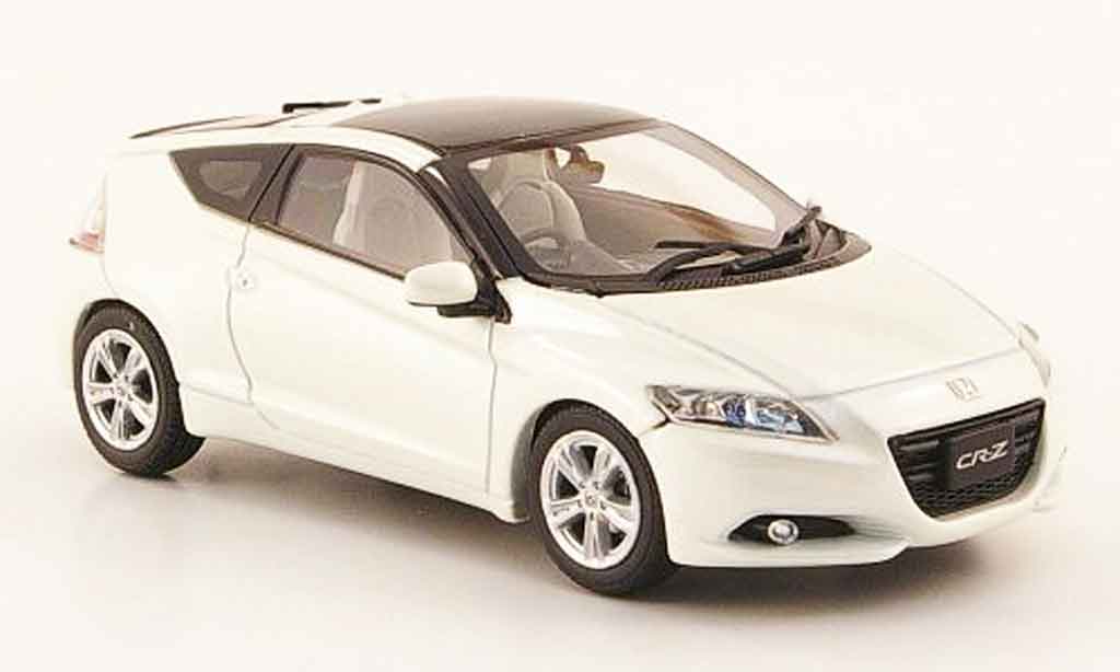 Honda CR-Z 1/43 Ebbro wit RHD modelauto
