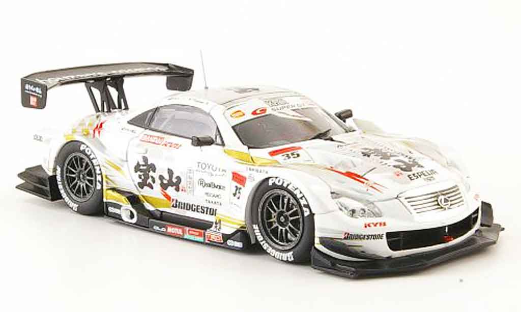 Lexus SC 430 1/43 Ebbro 430 No.35 Houzan Super GT 500 2008 modelauto