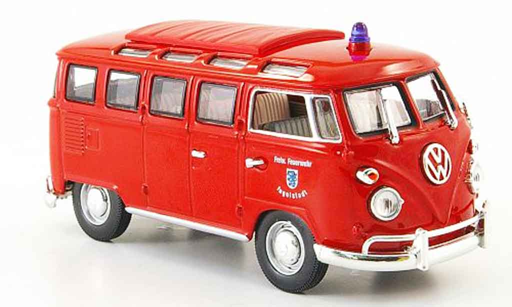 Volkswagen Combi 1/43 Yat Ming t1 samba freiwillige pompier ingolstadt modelauto