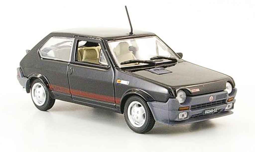 Fiat Ritmo 125 TC 1/43 Norev 125 TC Abarth zwart 1981 modelauto