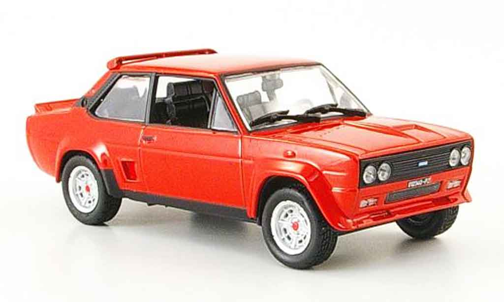Fiat 131 1/43 Norev Rally Abarth rood 1976 modelauto