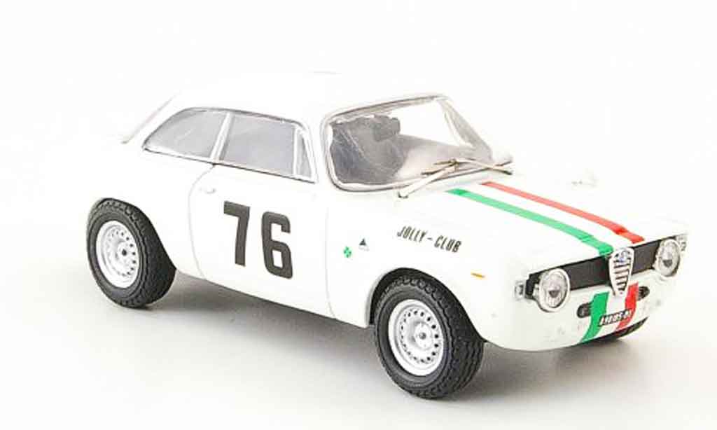 Alfa Romeo Giulia 1600 GTA 1/43 M4 1600 GTA no.76 baghetti slotemaker monza 1966 modelauto