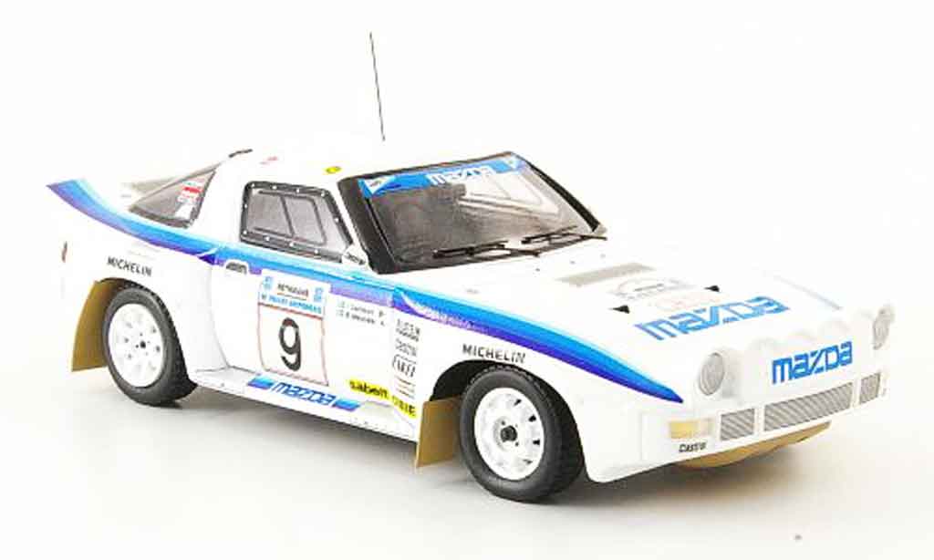 Mazda RX7 1985 1/43 Bizarre 1985 No.9 Carlsson Melander Rally Griechenland 1985 modelauto