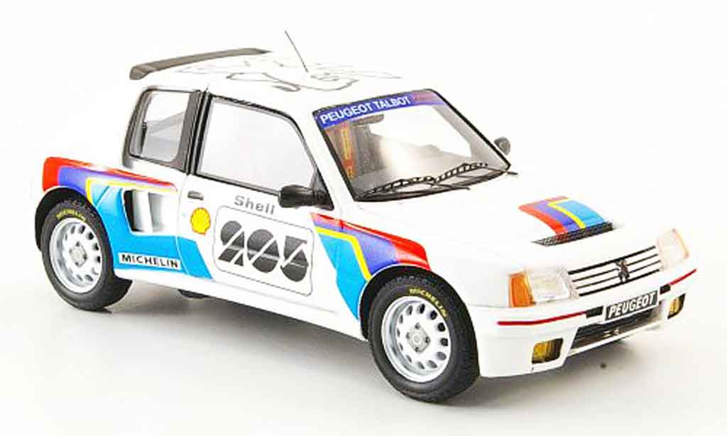 Peugeot 205 Turbo 16 1/43 Spark Turbo 16 t16 presentation modelauto