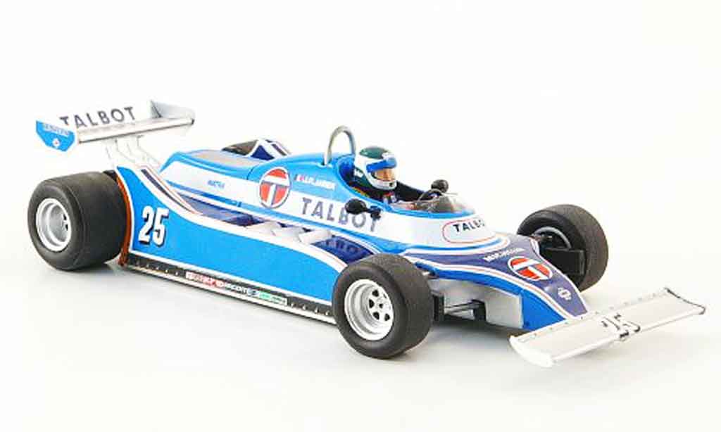 Talbot F1 1/43 Spark Ligier JS17 No.25 J. P.Jarier GP Long Beach 1981 modelauto