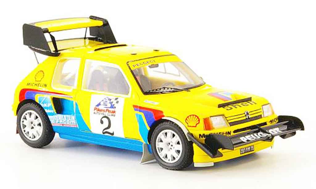 Peugeot 205 Turbo 16 1/43 Spark Turbo 16 t16 no.2 pikes peak 1987 modelauto