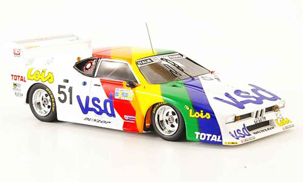 Bmw M1 1981 1/43 Spark 1981 No.51 v s d 24h Le Mans modelauto