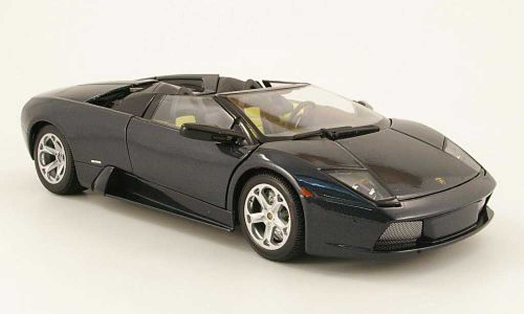 Lamborghini Murcielago Roadster 1/18 Maisto Roadster anthrazit geel sitze modelauto