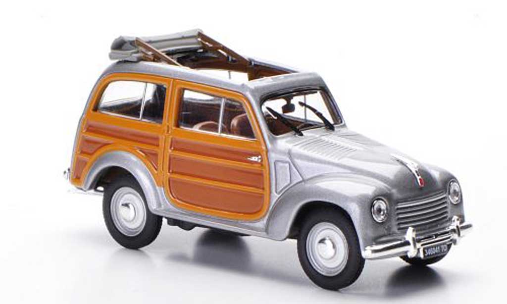 Fiat 500 C 1/43 Norev C Giardiniera Legno grijs 1949 modelauto