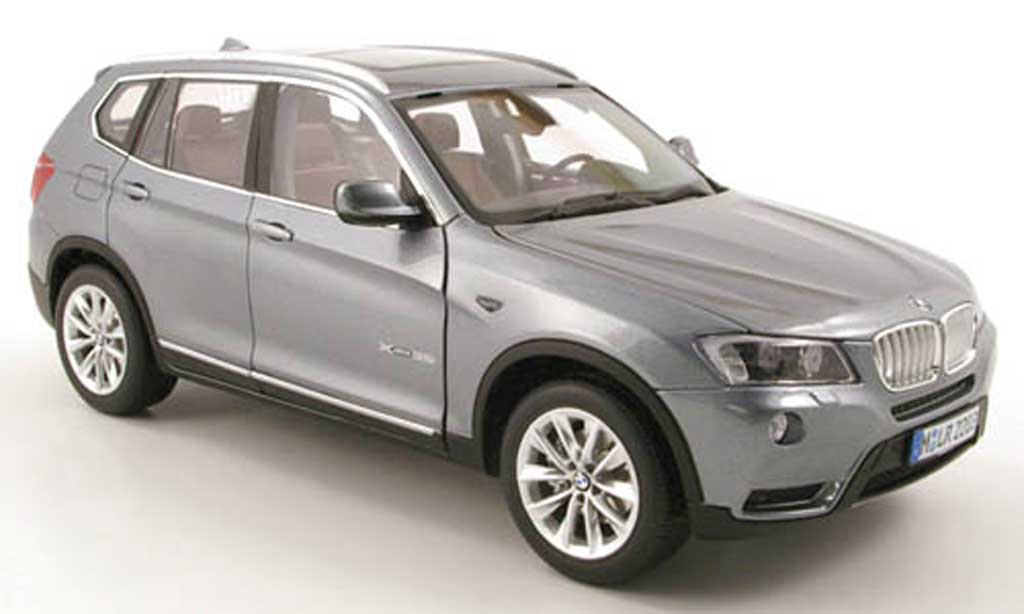 Bmw X3 F25 1/18 Norev F25 grijs 2010 modelauto