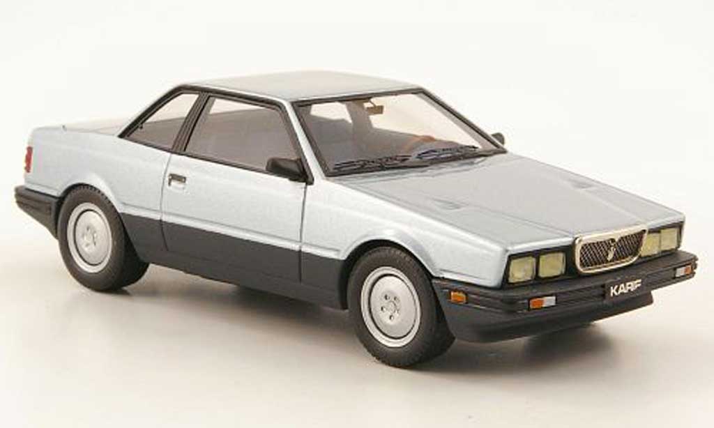 Maserati Karif 1/43 Replicars grijs blauw 1988 modelauto