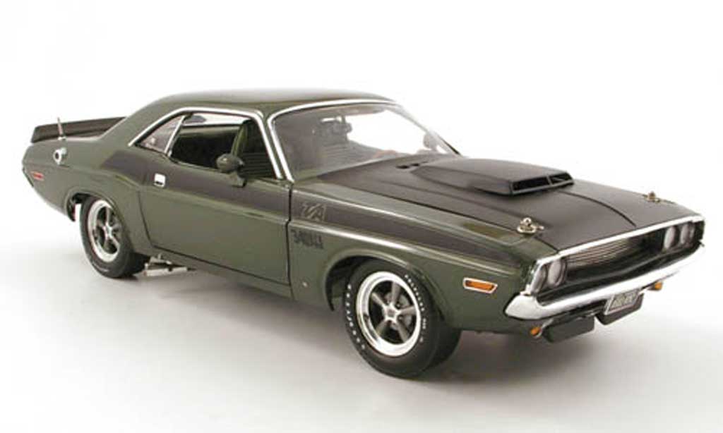 Dodge Challenger 1970 1/18 Highway 61 1970 t/a grun modelauto