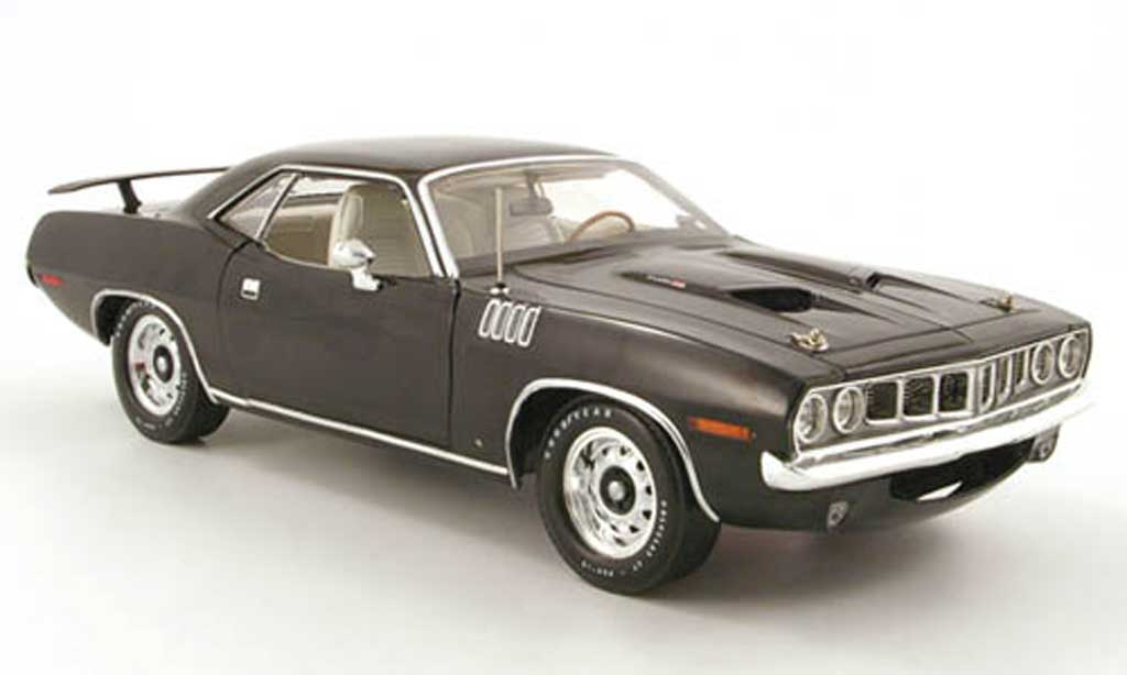 Plymouth Cuda 1971 1/18 Highway 61 1971 383 zwart modelauto