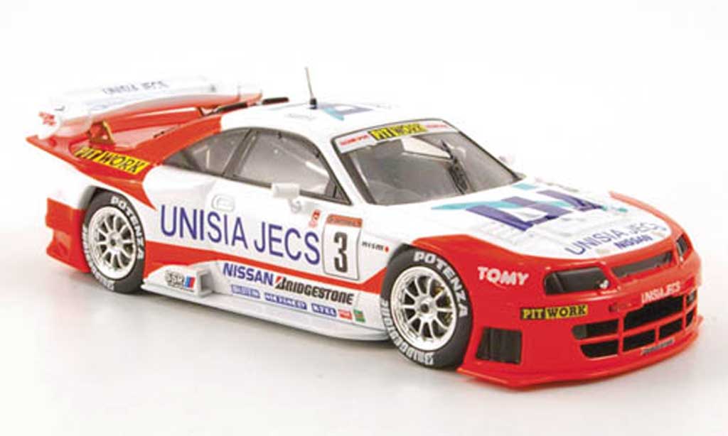 Nissan Skyline R33 1/43 Ebbro R33 GT-R No.3 Unisia Jecs JGTC 1998 modelauto