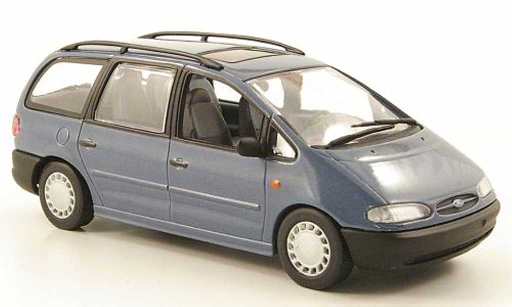Ford Galaxy 1/43 Minichamps MKI blauwgrijs 1995 modelauto