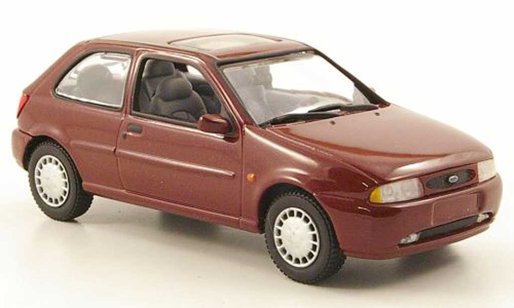 Ford Fiesta 1996 1/43 Minichamps 1996 MKIV rood 3-portes modelauto