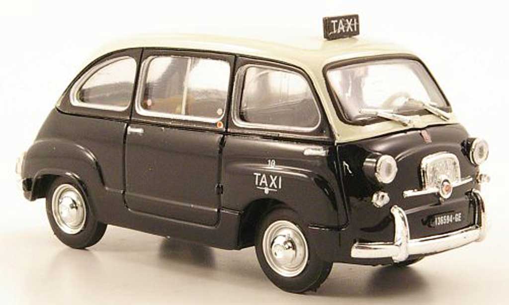 Fiat 600 1/43 Brumm D Multipla Taxi Genua 1960 modelauto