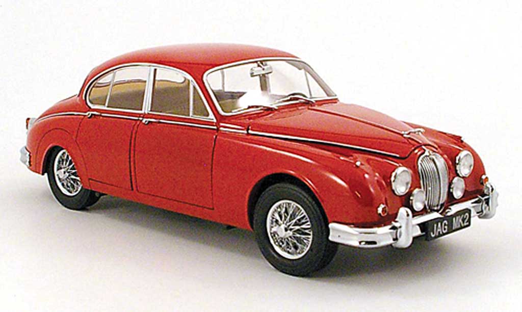 Jaguar MK 2 1/18 Model Icons 2 3.8 rood lhd 1962 modelauto