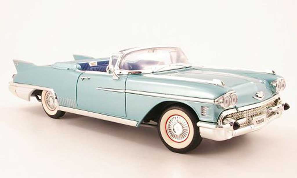 Cadillac Eldorado 1/18 Yat Ming biarritz grun 1958 modelauto
