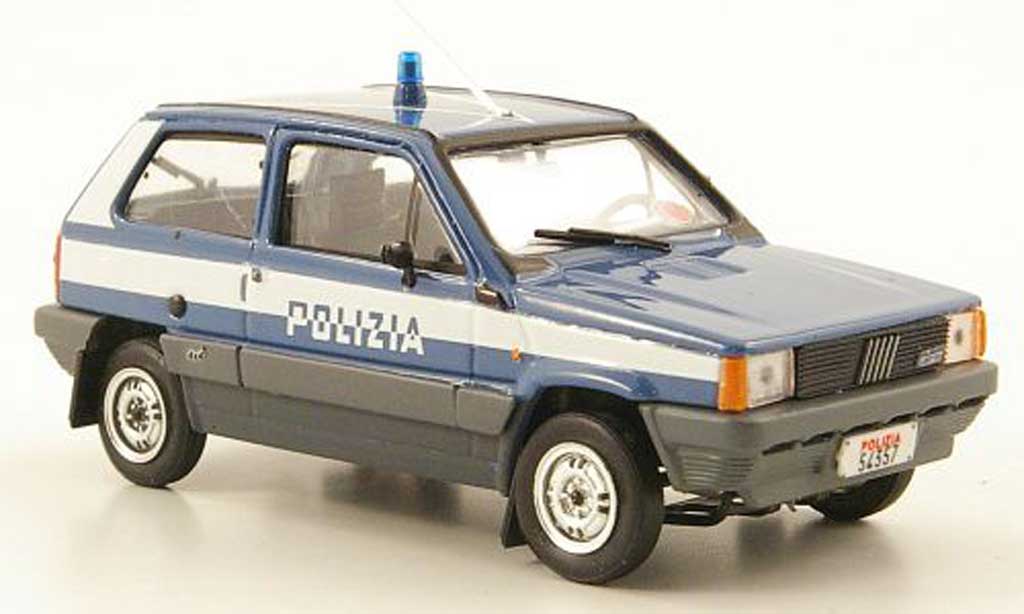 Fiat Panda 1/43 Brumm 4x4 Polizia Politie Italien 1983 modelauto
