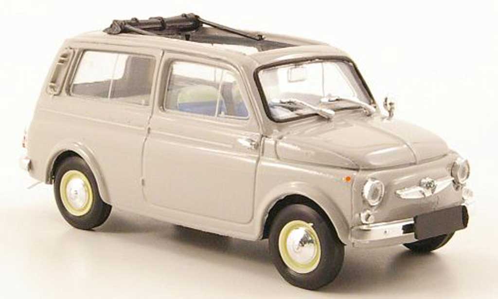 Steyr Puch 700 1/43 Brumm C grijs geoffnet 1961 modelauto