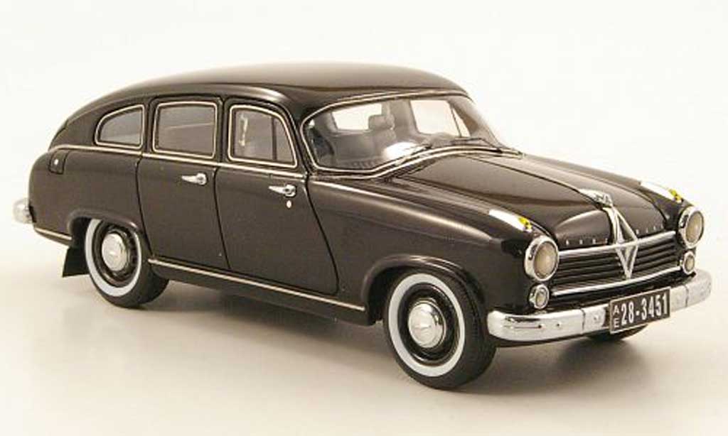 Borgward Hansa 2400 1/43 Neo zwart 1955 modelauto