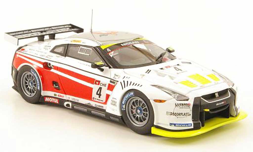 Nissan Skyline 1/43 Ebbro GT-R GT1 No.4 Swiss Racing Team 2010 modelauto