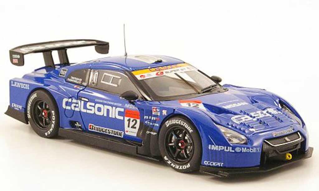 Nissan Skyline R35 1/43 Ebbro R35 GT-R No.12 Calsonic Impul Super GT500 Sepang 2010 modelauto