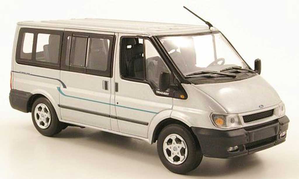 Ford Transit 1/43 Minichamps Bus Euroline grijs 2000 modelauto