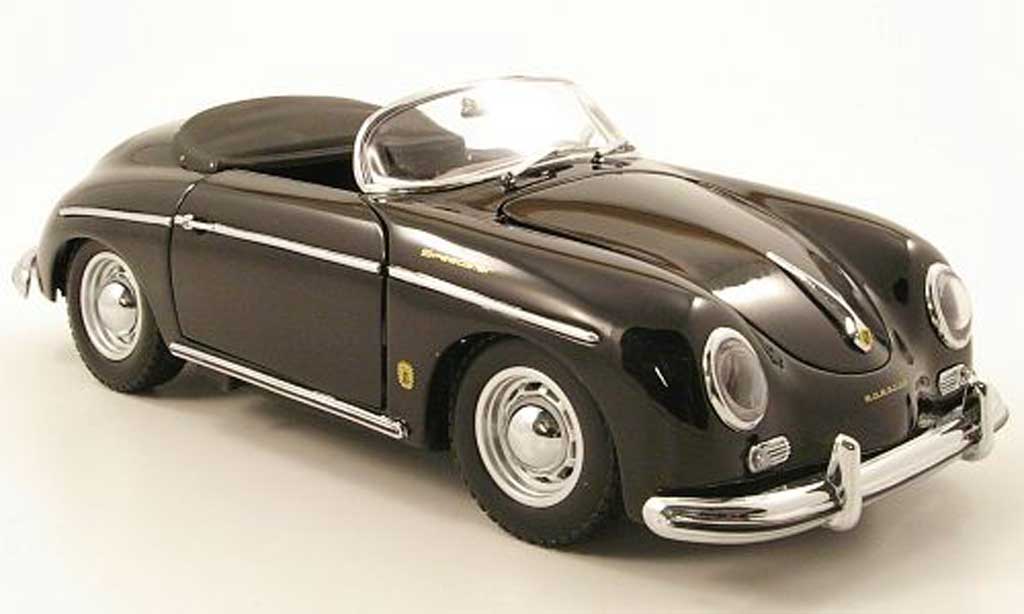 Porsche 356 1/18 Kyosho A speedster zwart modelauto