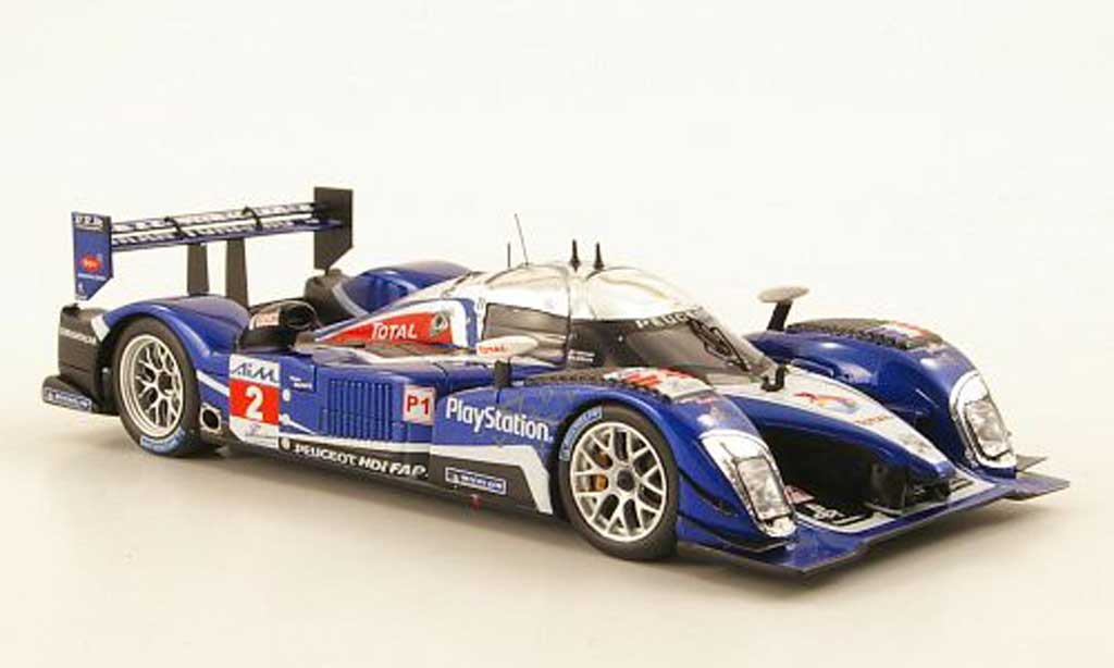 Peugeot 908 2010 1/43 Spark 2010 HDI-FAP No.2 Play Station 1000 Km Zhuhai ILMC modelauto
