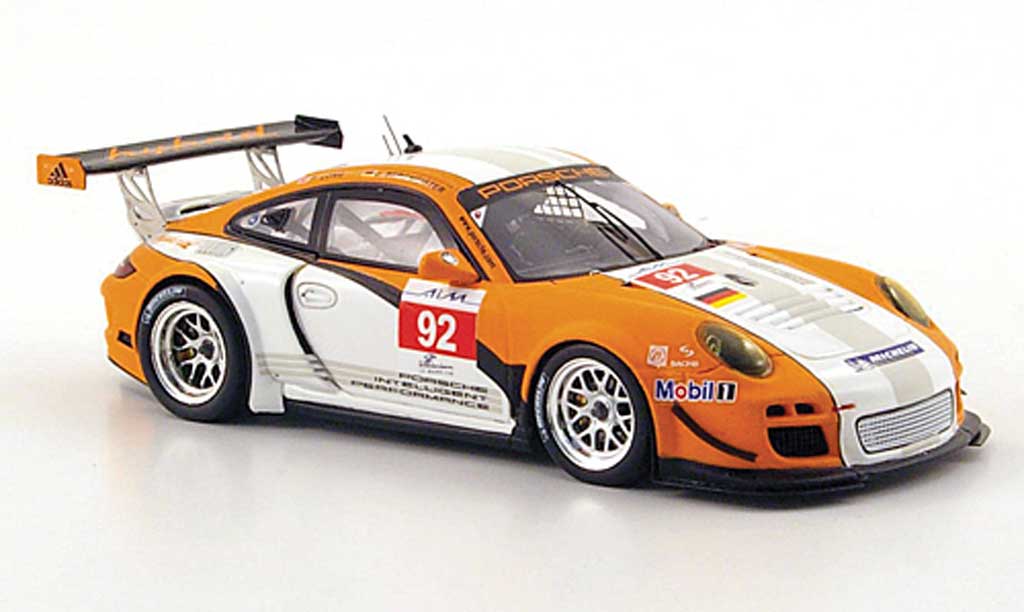 Porsche 997 GT3 1/43 Spark GT3 R hybrid No.92 ILMC 1000km Zhuhai 2010 modelauto