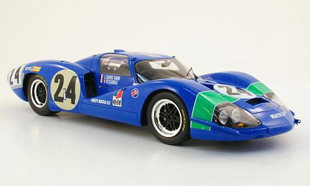Simca Matra 1/18 Spark ms 630 no.24 elf h.pescarolo / j.servoz-gavin 24h le mans 1968 modelauto