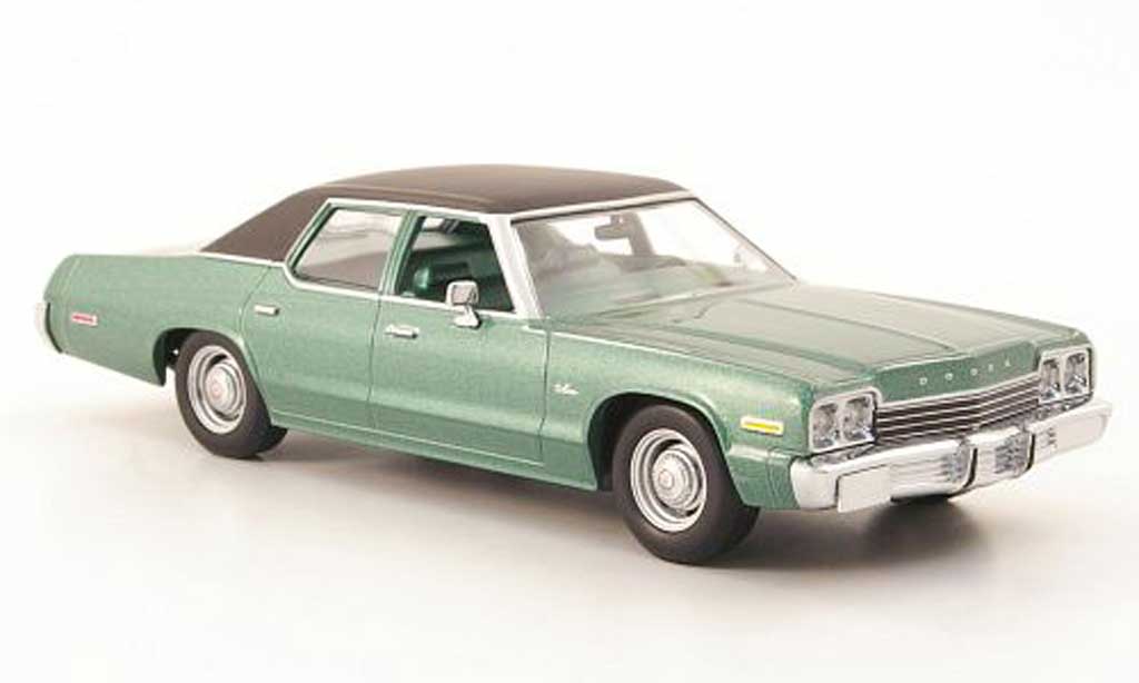 Dodge Monaco 1974 1/43 Minichamps 1974 grun/zwart 1974 modelauto