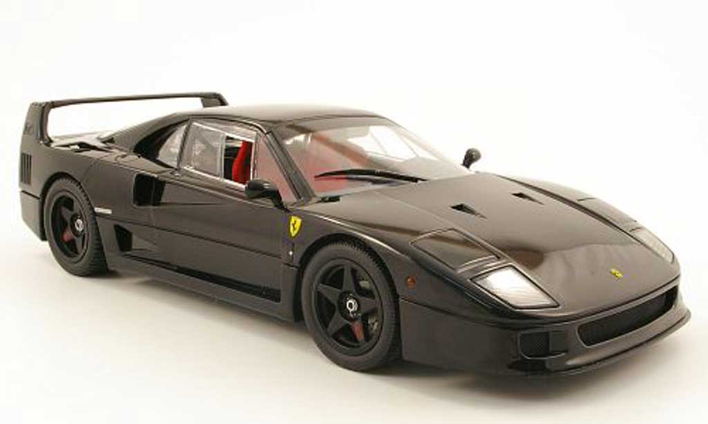 Ferrari F40 1/18 Kyosho light weight zwart modelauto