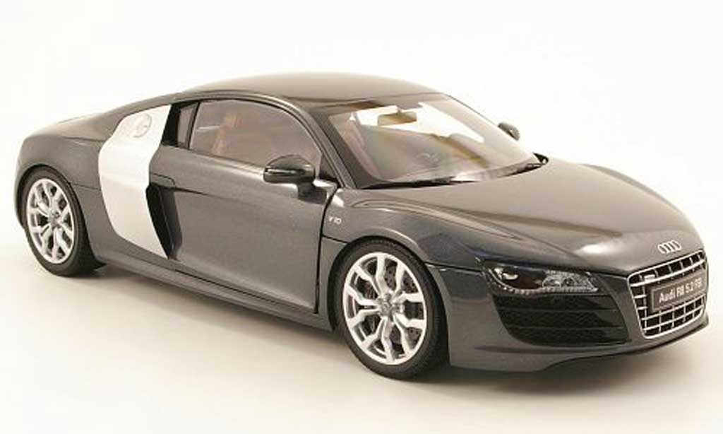 Audi R8 5.2 FSI 1/18 Kyosho 5.2 FSI quattro grijs/grijs allise modelauto