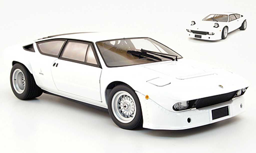 Lamborghini Urraco 1/18 Kyosho rallye wit modelauto