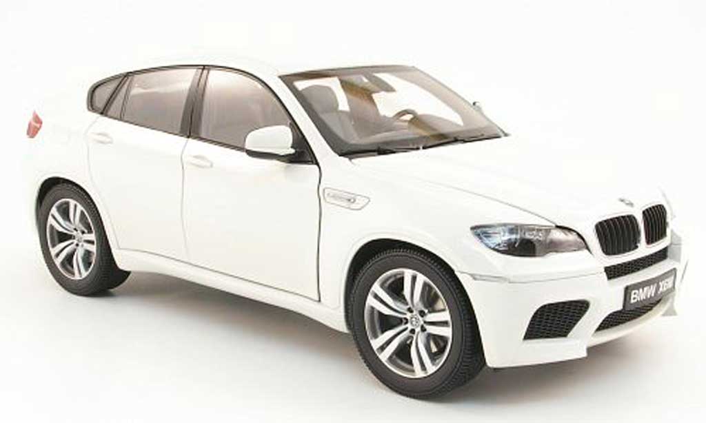 Bmw X6 E71 1/18 Kyosho E71 M wit 2009 modelauto