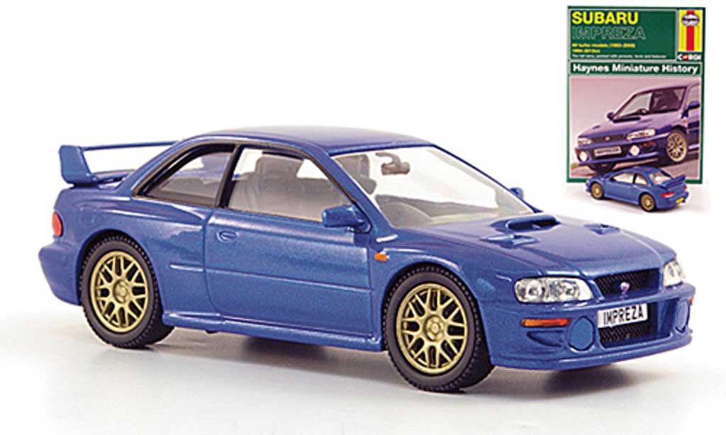 Subaru Impreza WRX 1/43 Corgi STI WRX blauw RHD modelauto