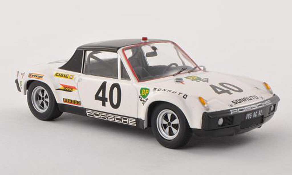 Porsche 914 1/43 Schuco 6 No.40 Sonauto 24h Le Mans 1970 G.Chasseuil/C.Ballot Lena modelauto