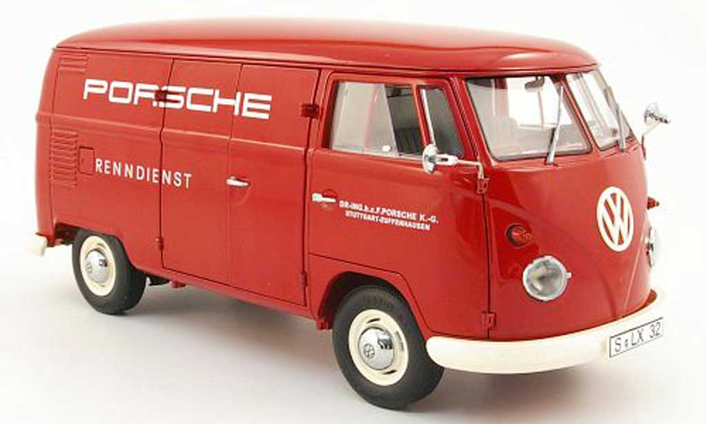 Volkswagen Combi 1/18 Schuco t1 kasten porsche renndienst modelauto