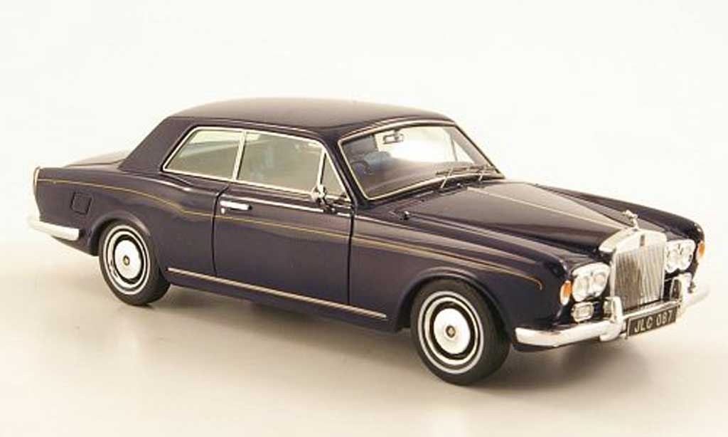 Rolls Royce Corniche 1/43 TrueScale Miniatures Coupe blauw 1970 modelauto