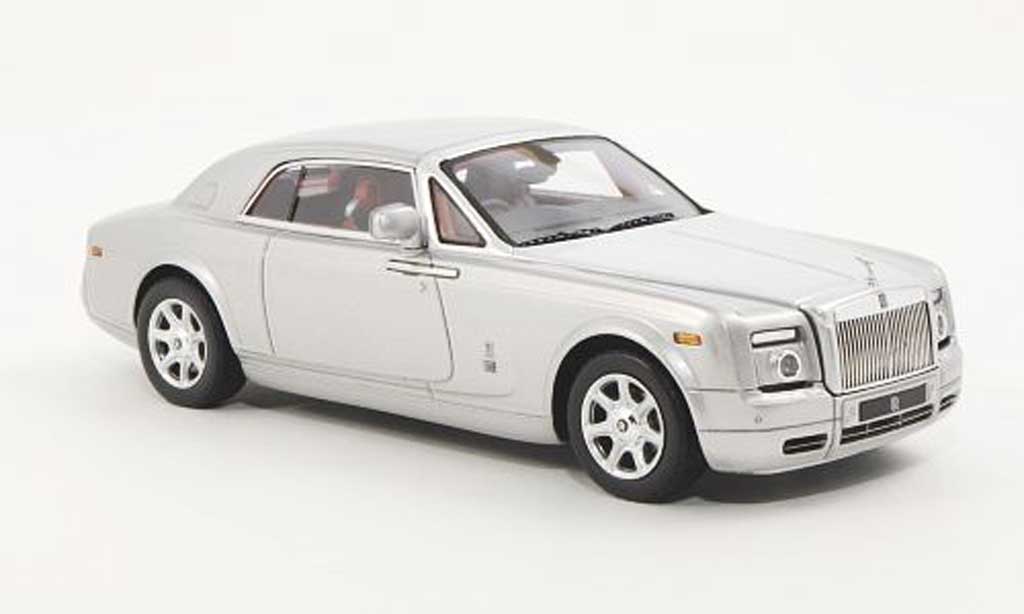 Rolls Royce Phantom 2009 1/43 TrueScale Miniatures 2009 Coupe grijs/grijs RHD modelauto
