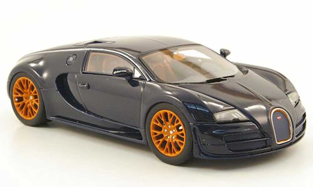 Bugatti Veyron Super Sport 1/43 Look Smart Super Sport 16.4 blauw 2010 modelauto