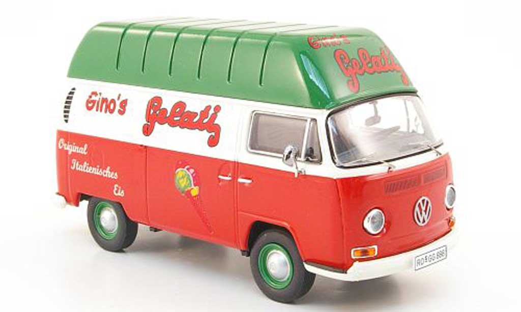 Volkswagen T2 A 1/43 Premium ClassiXXs A Hochraumkastenwagen Ginos Gelati modelauto