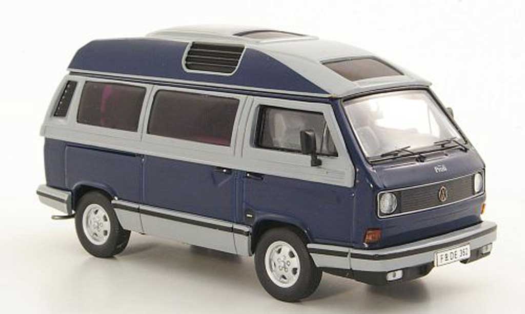 Volkswagen T3 A 1/43 Premium ClassiXXs A a Dehler-Profi blauw/grijs modelauto