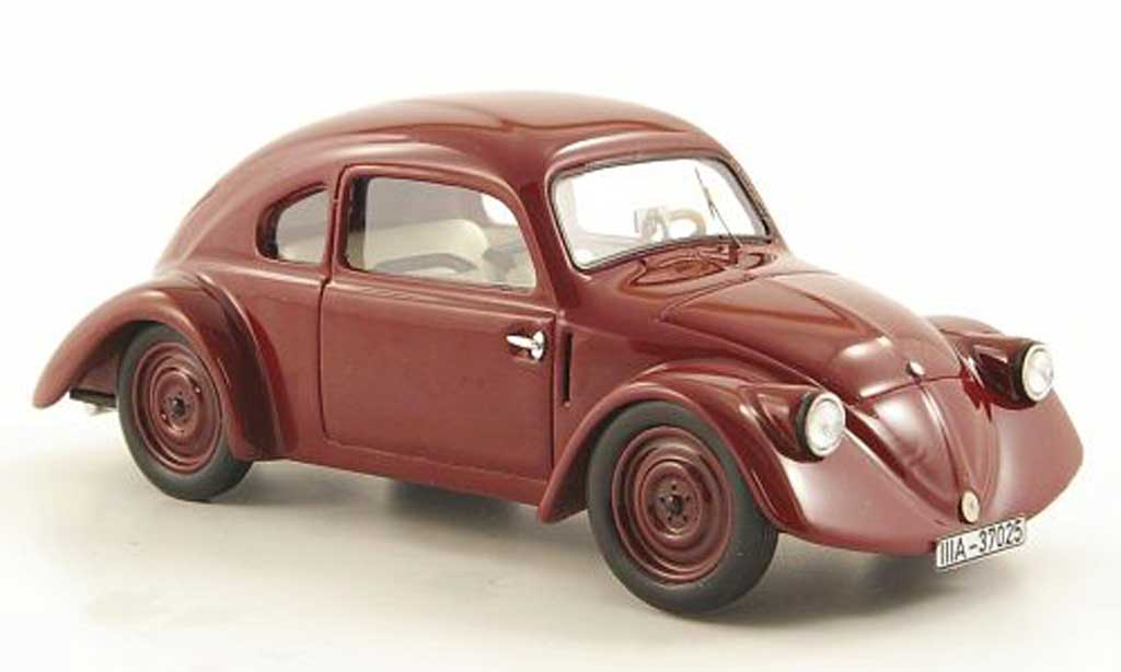 Volkswagen Kafer 1/43 Premium ClassiXXs Proodotyp V30 rood modelauto