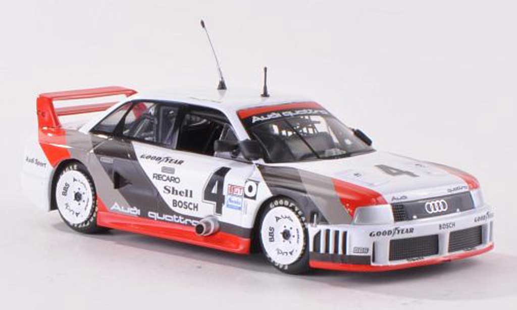 Audi 90 quattro 1/43 Minichamps No.4 of America H.J.Stuck IMSA GT 200 Miles Mid-Ohio 1989 H.J.Stuck Collection modelauto