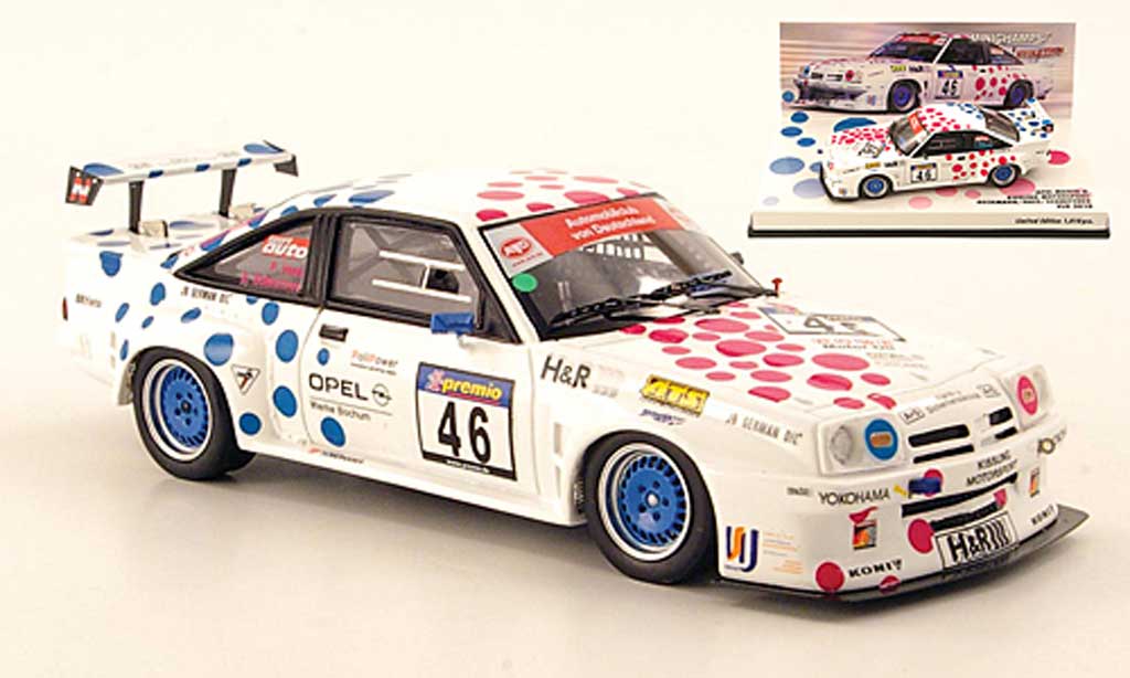 Opel Manta B 1/43 Minichamps B No.46 Kissling Motorsport VLN Nurburgring 2010 modelauto