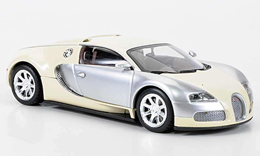 Bugatti Veyron Edition Centenaire 1/43 Minichamps Edition Centenaire Chrom/beige 2009 modelauto